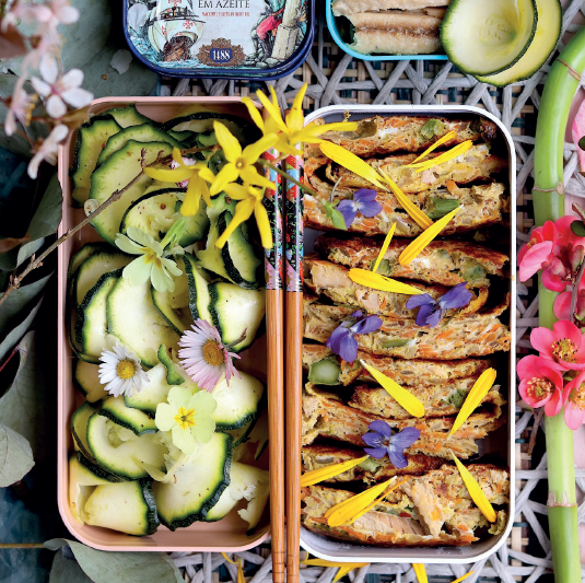 Gyeran Mari with Mackerel Fillets in a Bento