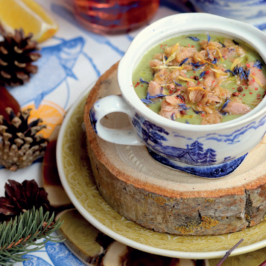 Brokkolisuppe with Tuna