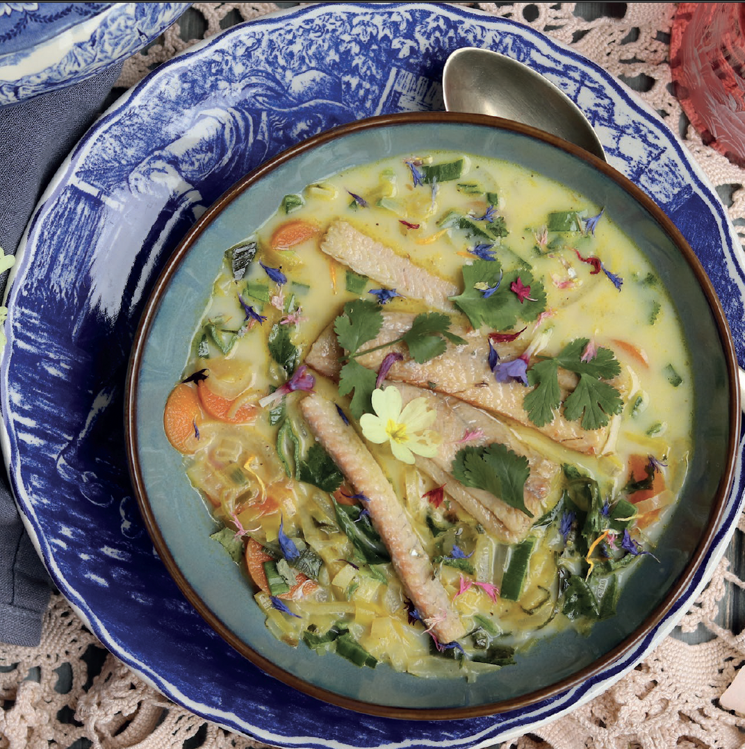 Waterzooi: Belgian Soup with Smoked Eels