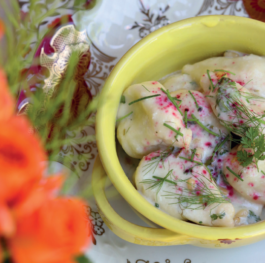 Pelmeni with Mackerel Fillets