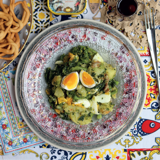 Roupa Velha with Roasted Codfish