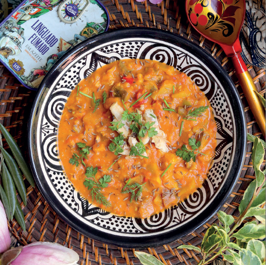 Machher Jhol: Bengali Fish Curry with Smoked Sole